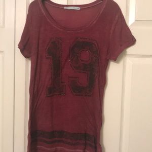 Maroon T-shirt